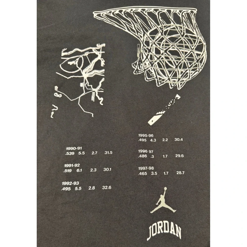 Jordan Dri-FIT Short Sleeve Hooded T-Shirt Black Gravitys Worst Nightmare Medium